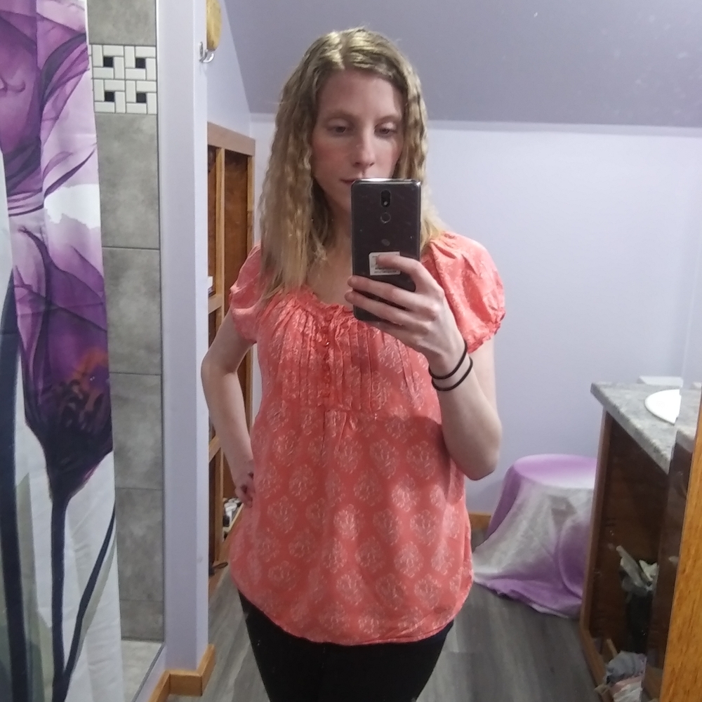 Adorable Coral Pink Top